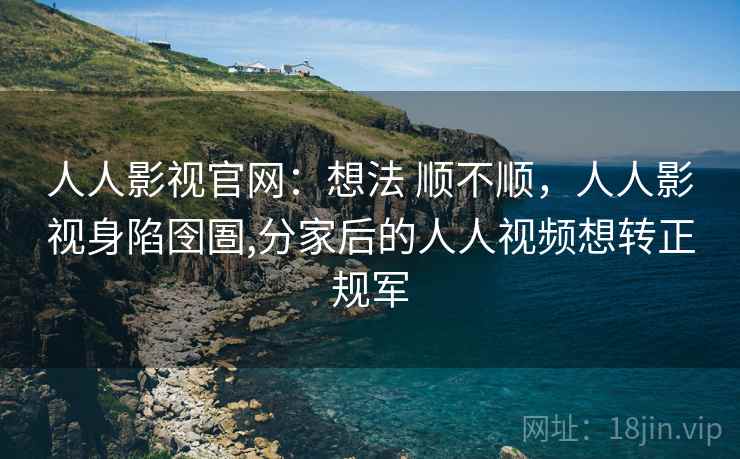 人人影视官网：想法 顺不顺，人人影视身陷囹圄,分家后的人人视频想转正规军