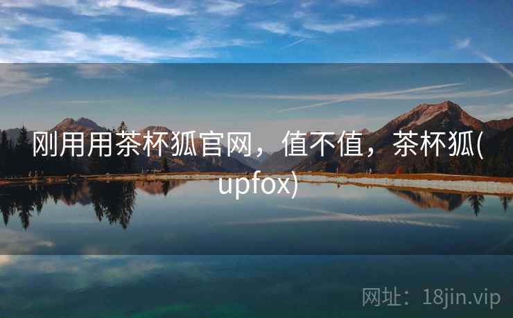 刚用用茶杯狐官网，值不值，茶杯狐(upfox)